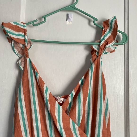 NWT Plus  Size LC Lauren Conrad Surplice
Faux-Wrap Dress with ruffles, Size: XXL - Picture 5 of 9